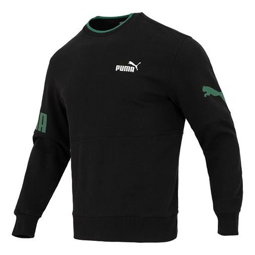 Mikina Puma Power Long Crewneck Čierna | 676666-51