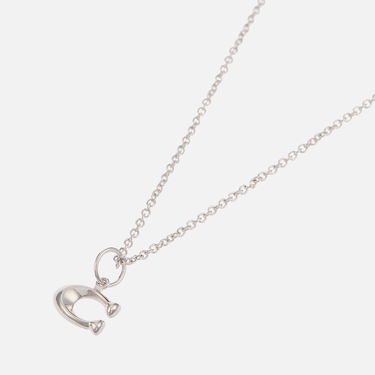 Náhrdelník Coach Starter Chain Silver-Tone Pendant Necklace Metalická | 37335949RHO030, 0