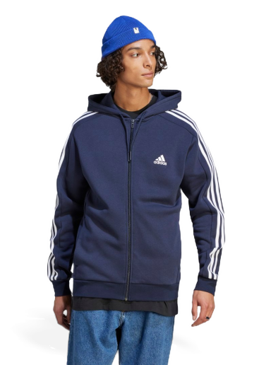 Mikina adidas Originals Essentials Fleece 3-Stripes Navy | IJ6478