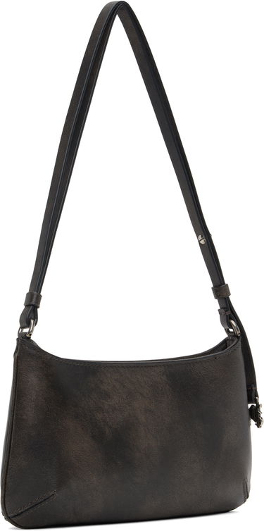 Taška cez rameno Palm Angels Vintage Leather Giorgina Shoulder Bag Čierna | PWNN028S25LEA0026E00, 2
