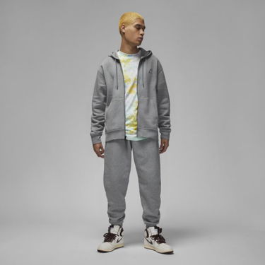 Mikina Jordan Essentials Full-Zip Fleece Hoodie Šedá | DQ7350-091, 0