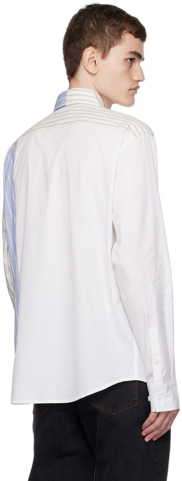 Košeľa Feng Chen Wang Feng Chen Wang Paneled Shirt Modrá | FMF16SR03, 2