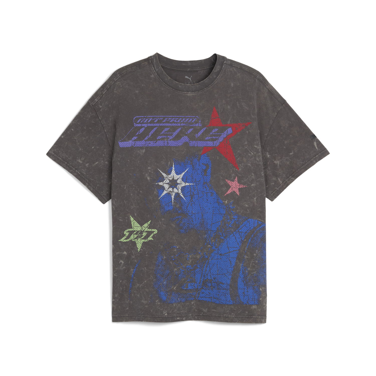 Tričko Puma LaMelo Star Vision Graphic Tee Šedá | 632438_01, 0
