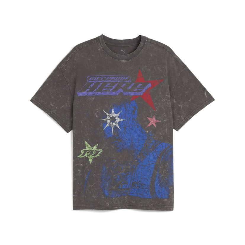 Tričko Puma LaMelo Star Vision Graphic Tee Šedá | 632438_01