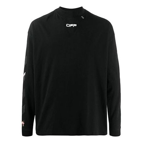 Tričko Off-White Caravaggio Arrows Long Sleeve T-Shirt Čierna | OMAB032S201850041088