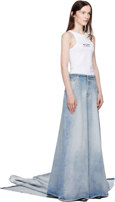 Džínsy VETEMENTS Vetements Train Jeans Modrá | UA66PA500L, 4