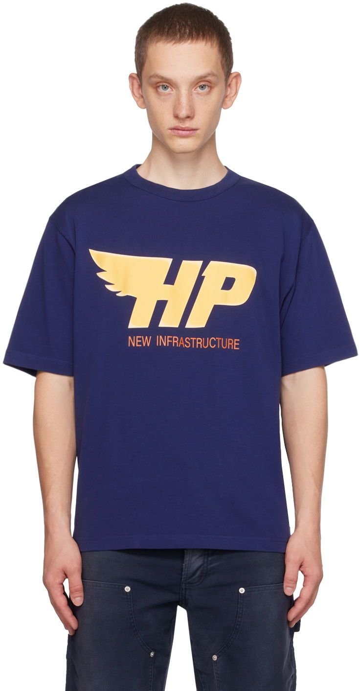 Tričko HERON PRESTON Fly T-Shirt Navy | HMAA032F23JER0094619, 0