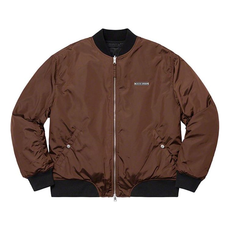Bomber bunda Supreme Reversible Backpack Bomber Jacket Hnedá | SUP-SS19-832