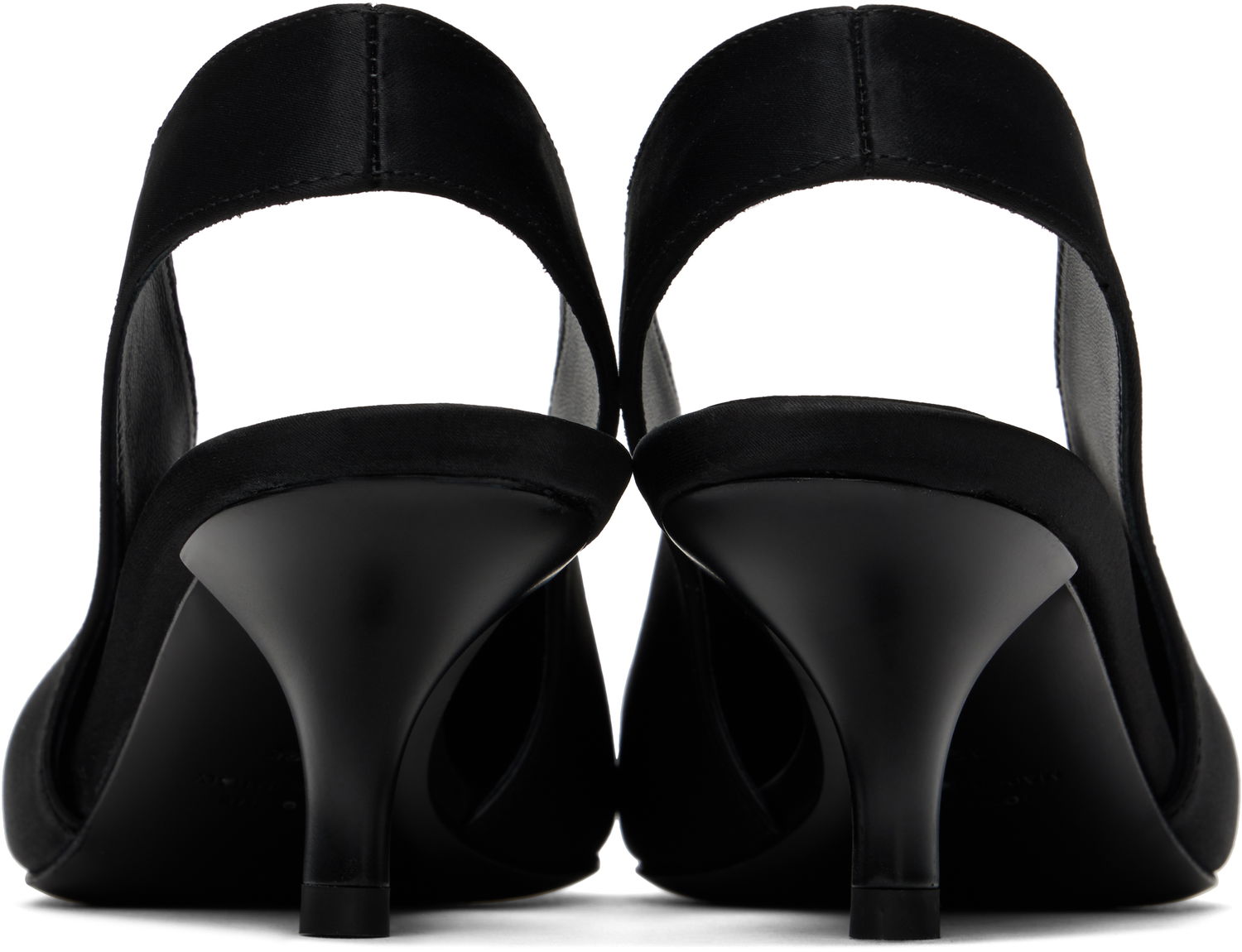 Tenisky a topánky TOTEME Classic Satin Slingback Heels Čierna | 251-WAS0205-FB0401, 1