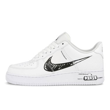 Tenisky a topánky Nike Air Force 1 Low "Sketch - Black" Biela | CW7581-101, 0