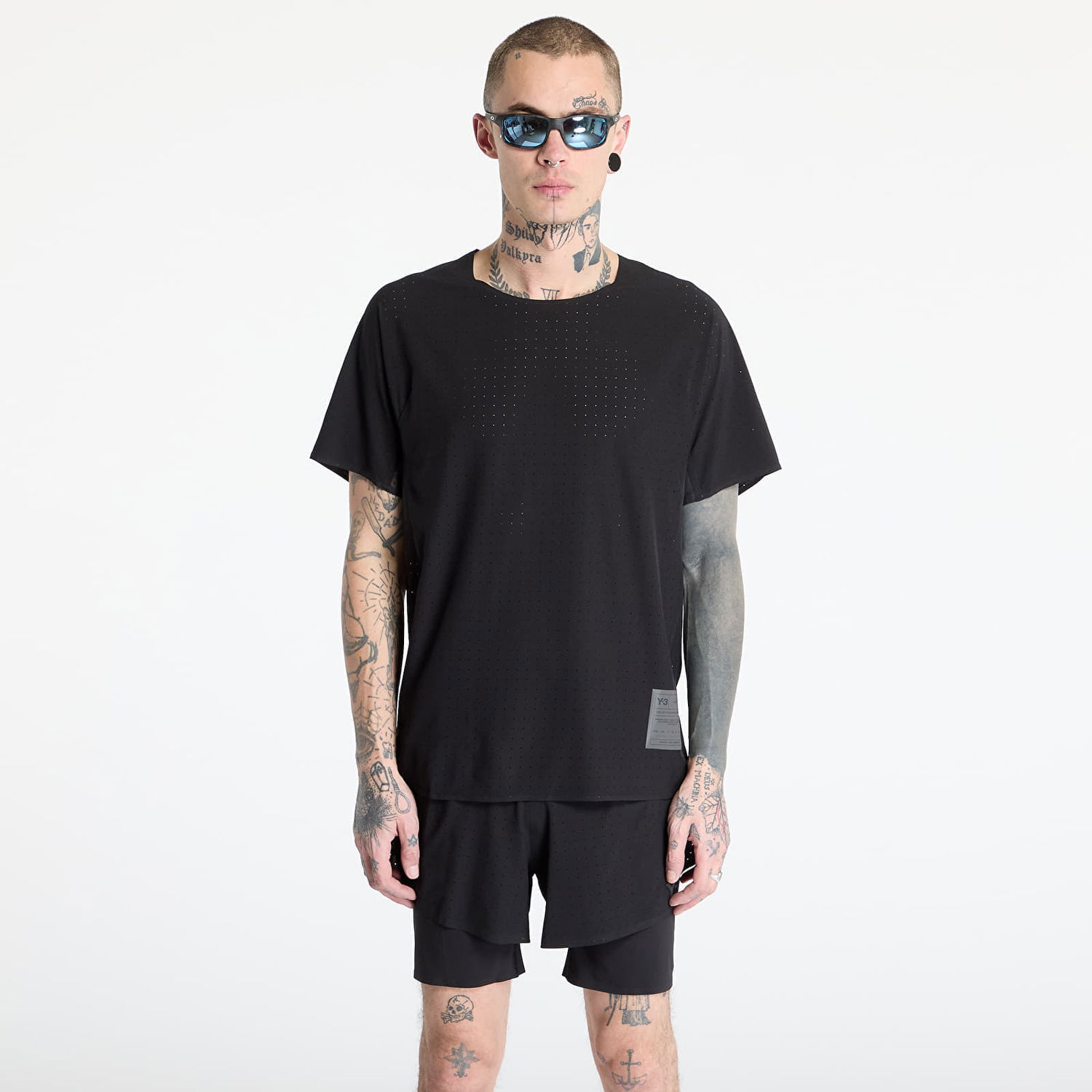 Tričko Y-3 Y-3 Running Short Sleeve T-Shirt Čierna | JN4884, 0