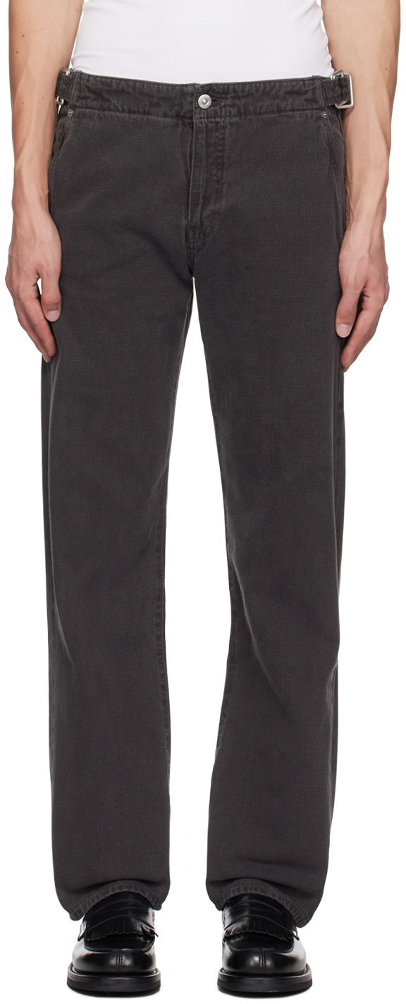 Nohavice OUR LEGACY Trucker Trousers Čierna | M4245TA, 0