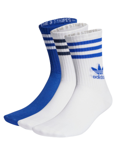 Ponožky adidas Originals Mid Cut Crew Socks – 3 pack Rôznofarebný | IL5025