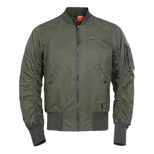 Bomber bunda Nike Nike Woven Stand Collar Casual Jacket Zelené | BV2966-325