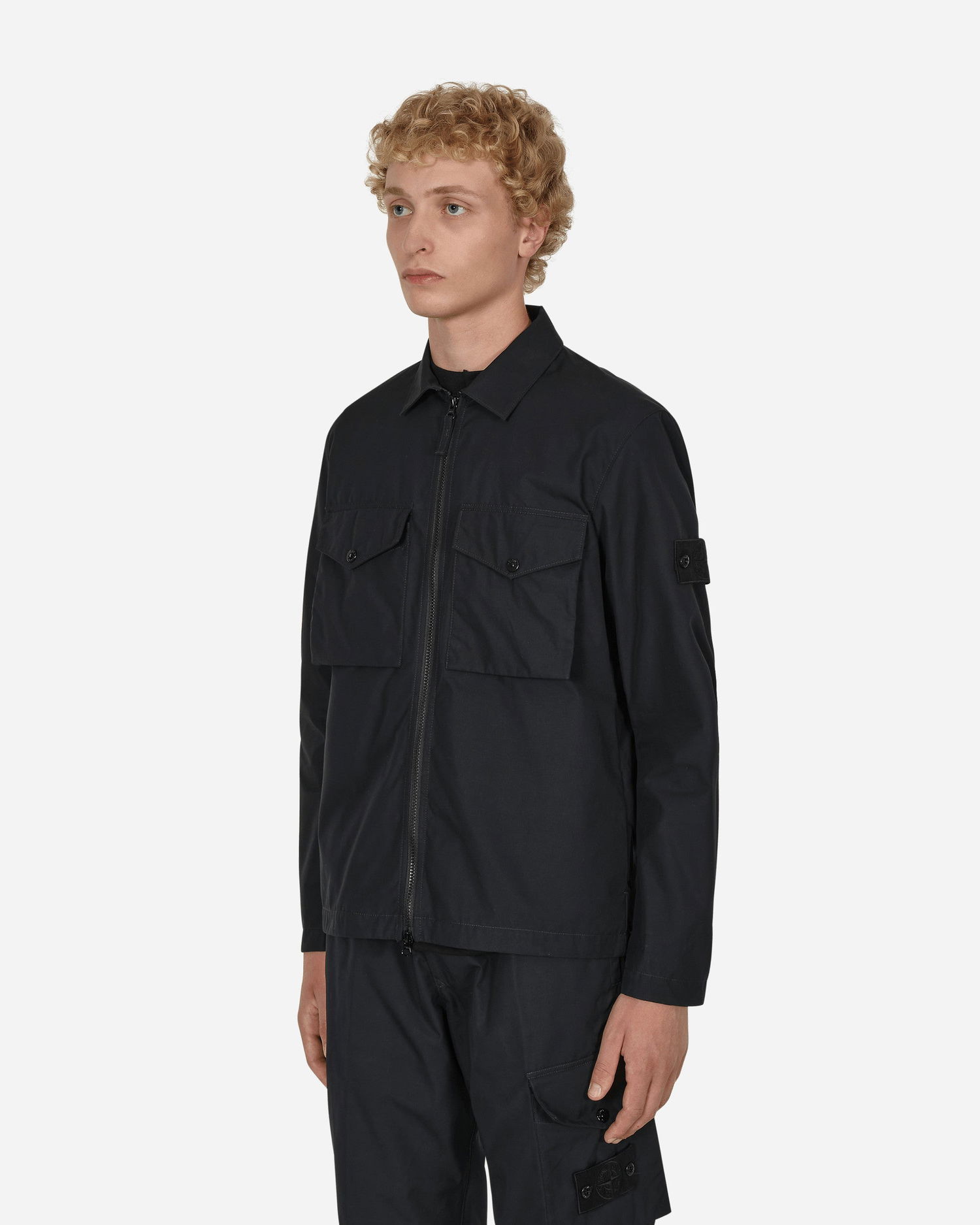 Bunda Stone Island Ghost Overshirt Čierna | 7715116F1-V0029, 1