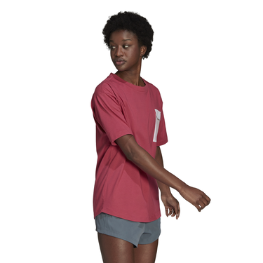 Tričko adidas Performance W q2sp t-shirt s Vínová | GJ5550, 5