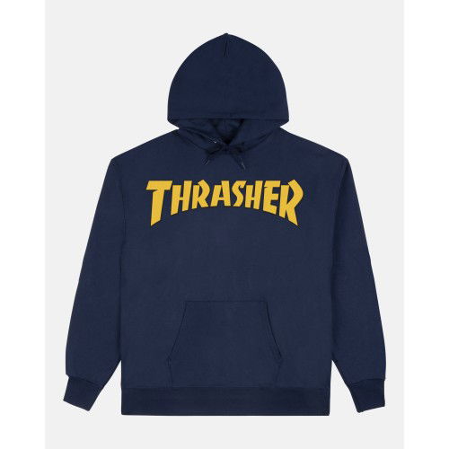 Mikina Thrasher Cover Logo Hoodie Navy | 145440, 0