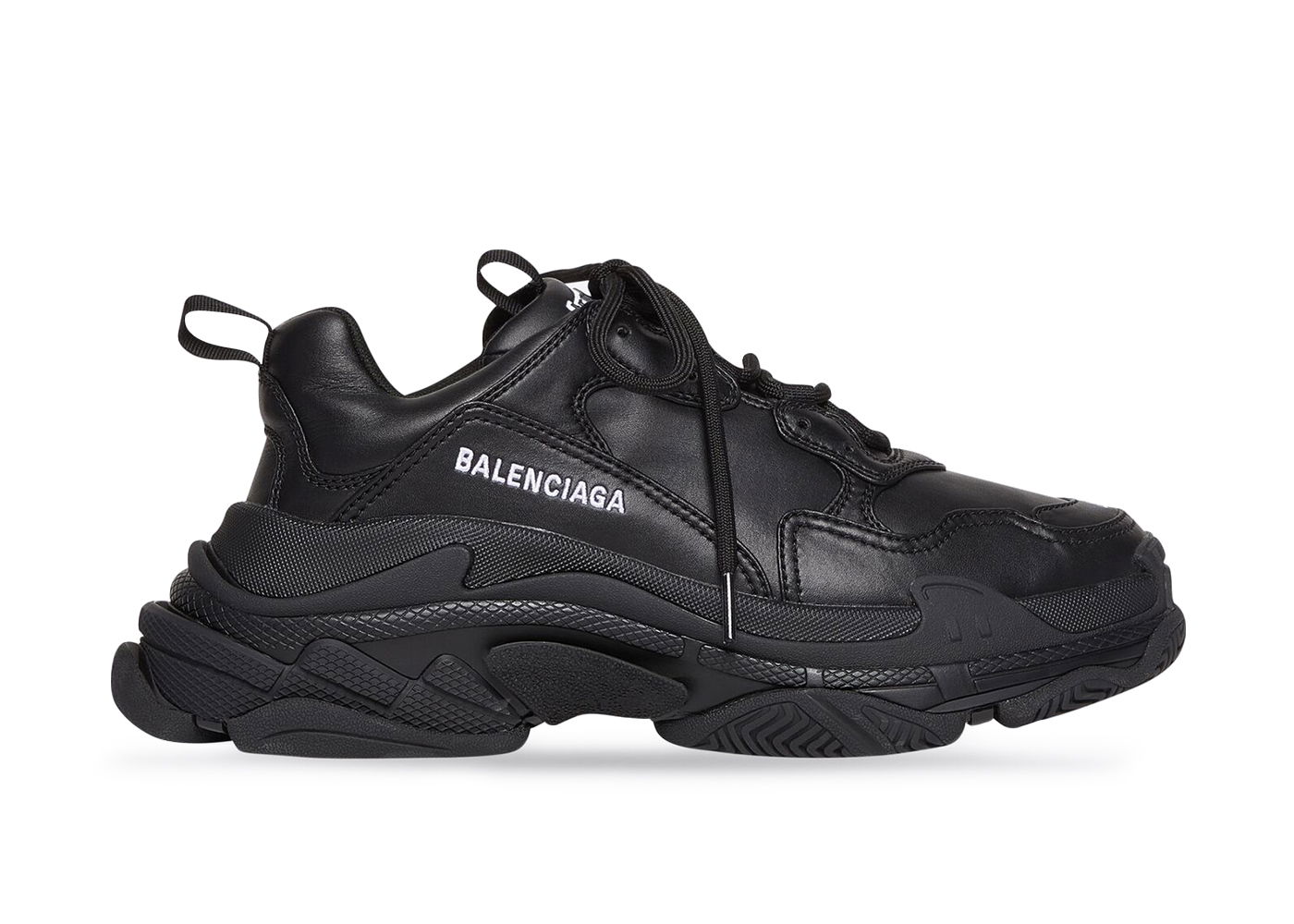 Tenisky a topánky Balenciaga Triple S Synthetic Leather Triple Black W Čierna | 524039W2FA51000, 0