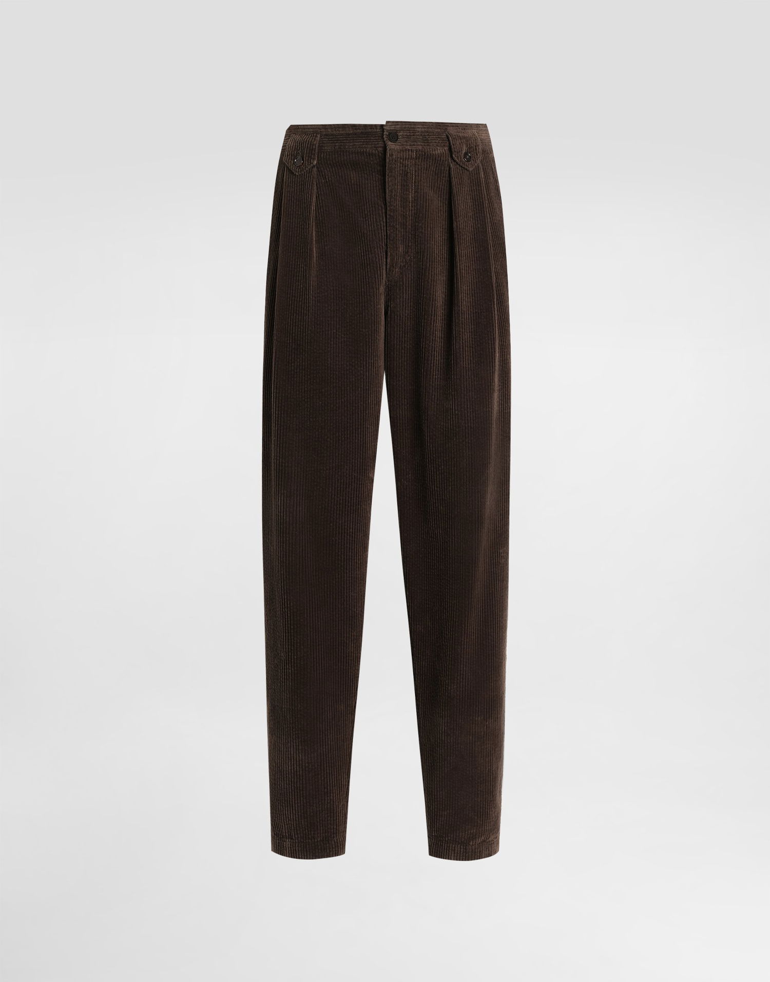 Nohavice Dolce & Gabbana Dolce & Gabbana Corduroy Pleated Trousers Hnedá | GP13XTG8NN6M0674, 0