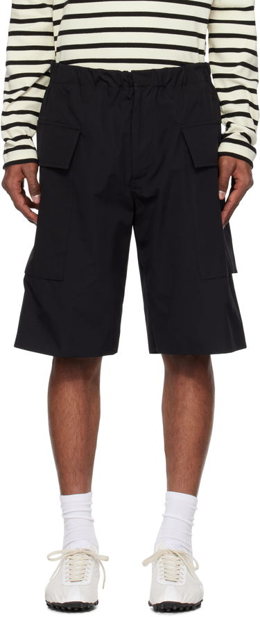 Šortky Jil Sander Jil Sander Embroidered Logo Cargo Shorts Čierna | J47KA0279_J45292, 0