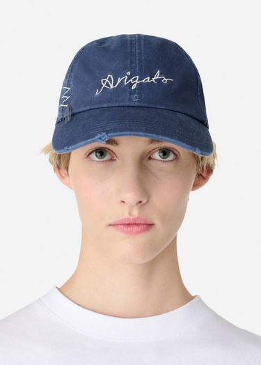 Šiltovka AXEL ARIGATO Distressed Denim Baseball Cap Modrá | X3077001, 6