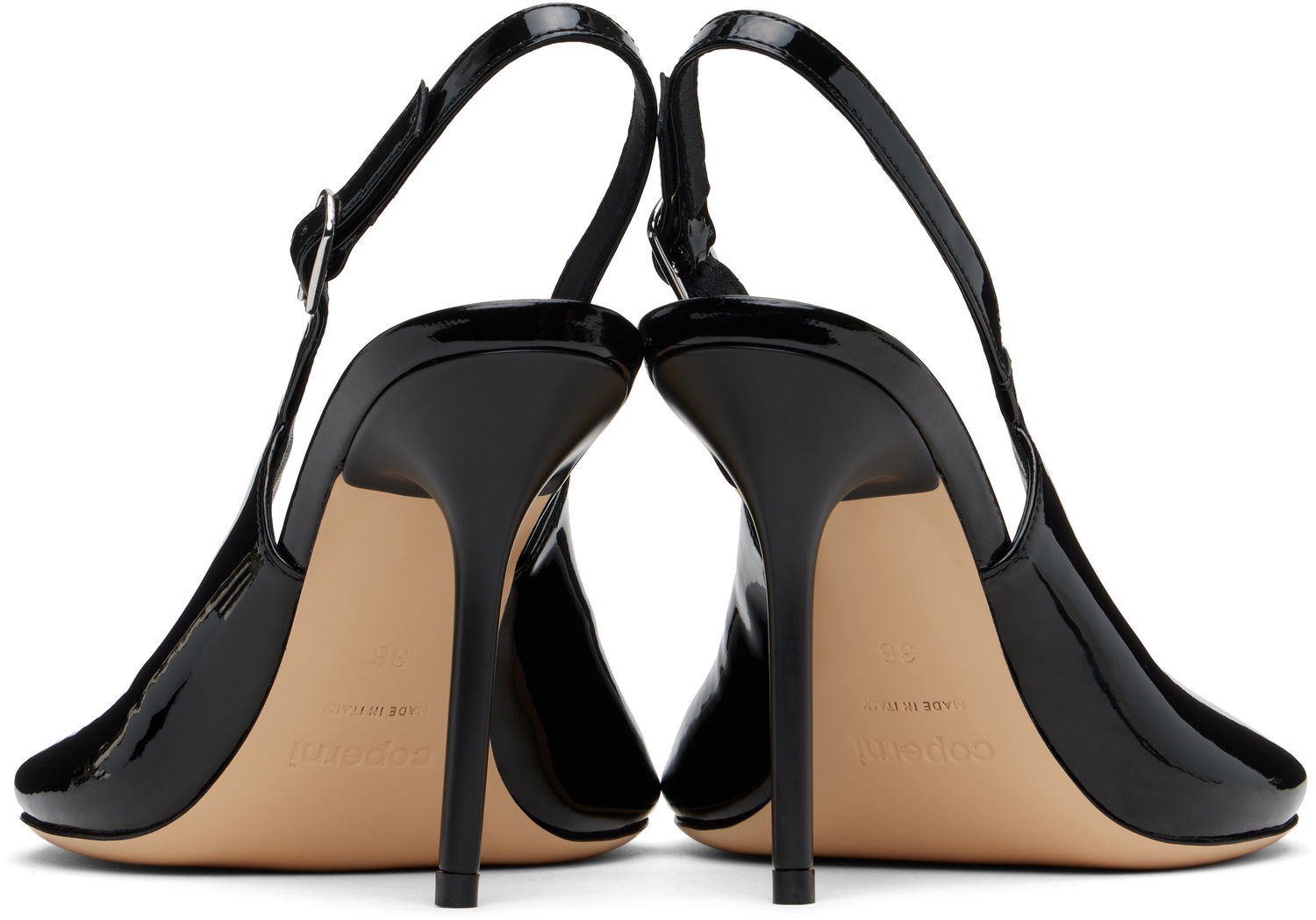 Tenisky a topánky Coperni UFO Slingback Patent Leather Heels Čierna | COPSH66F6026, 1