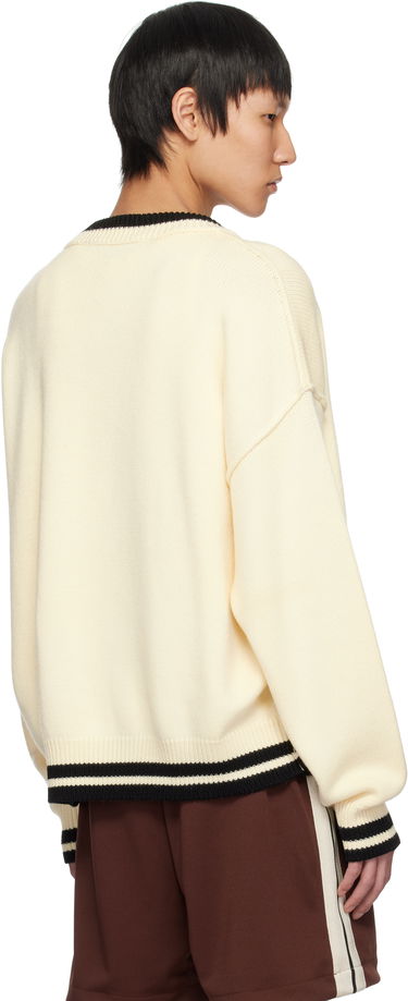 Sveter Palm Angels Palm Angels 'Bear in Mind' Knit Sweater Béžová | PMHE007S25KNI0010360, 2