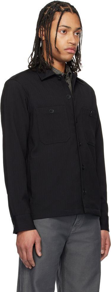 Košeľa rag & bone Rag & Bone Hyde Striped Overshirt Čierna | MBW24HA019TWML, 1