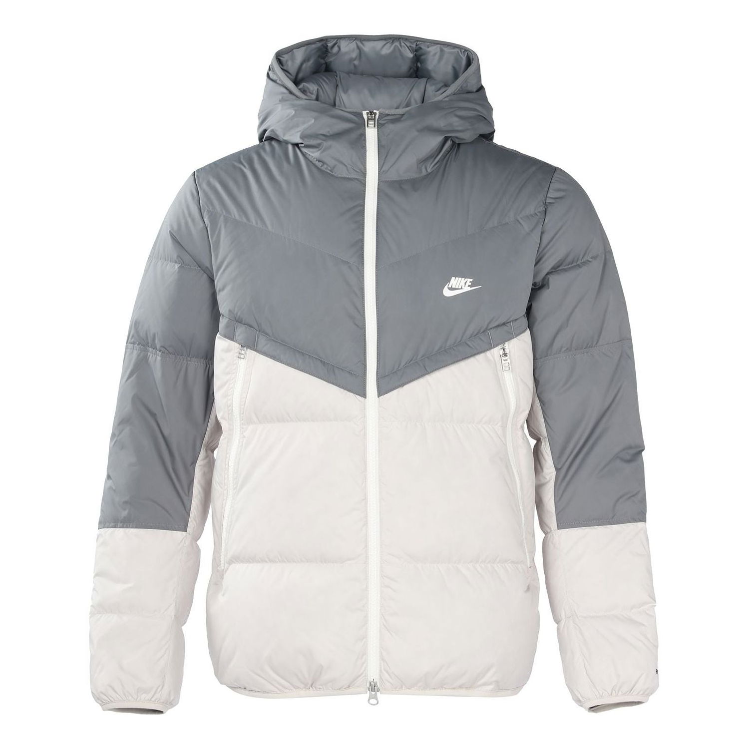 Prešívaná bunda Nike Hooded Puffer Jacket Šedá | DV1132-084, 0