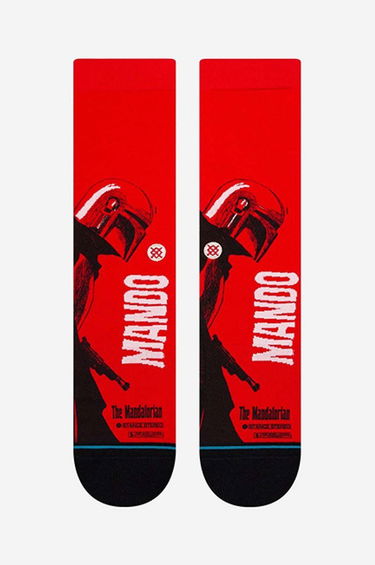 Ponožky Stance Mando West Socks Červená | A545A22MAN, 1