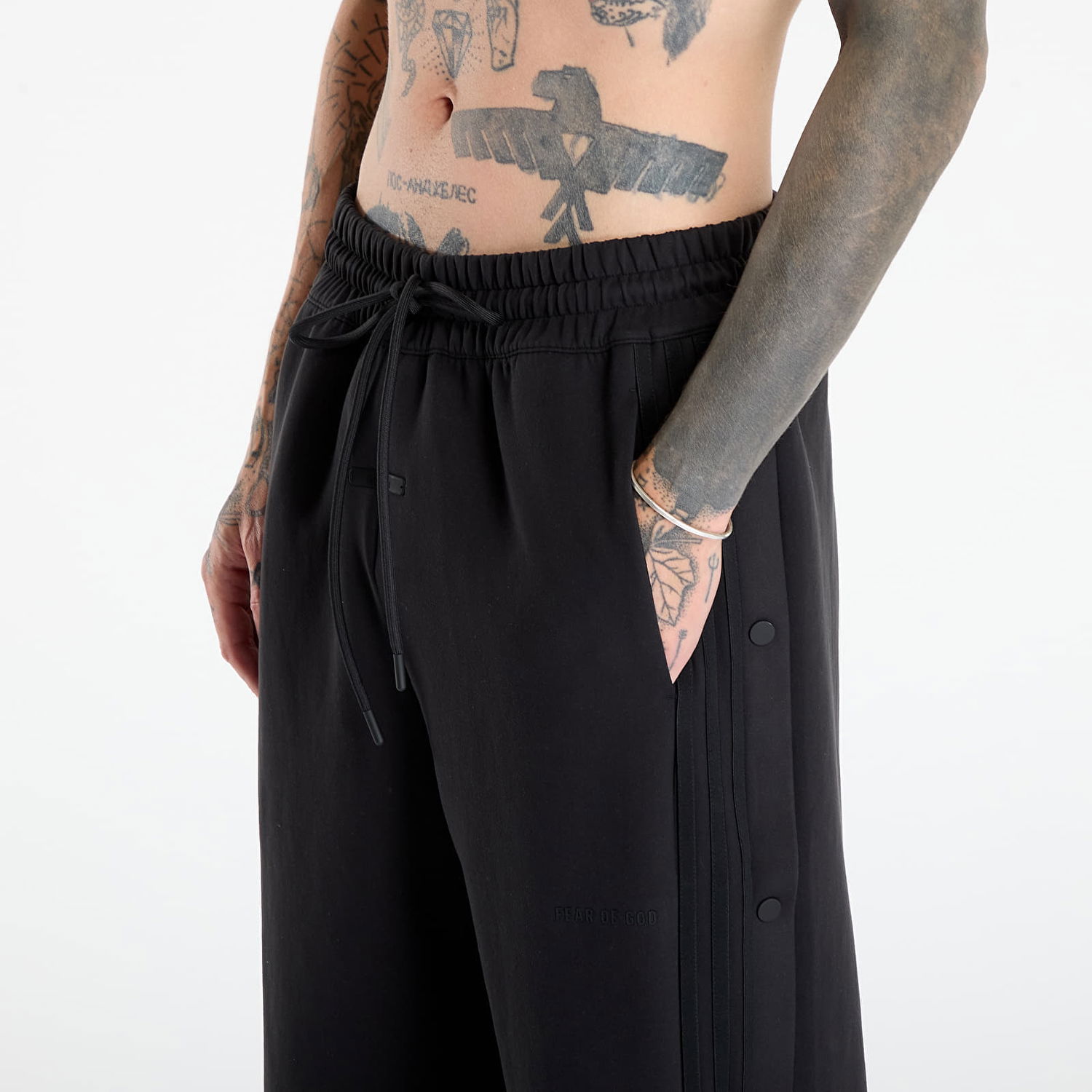 Tepláky adidas Originals Fear Of God Athletics Suede Tearaway Pant Čierna | KA4566, 1