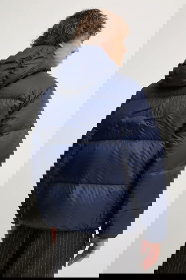 Prešívaná bunda Lacoste Hooded Winter Puffer Jacket with Embossed Back Design Navy | BH2905, 0