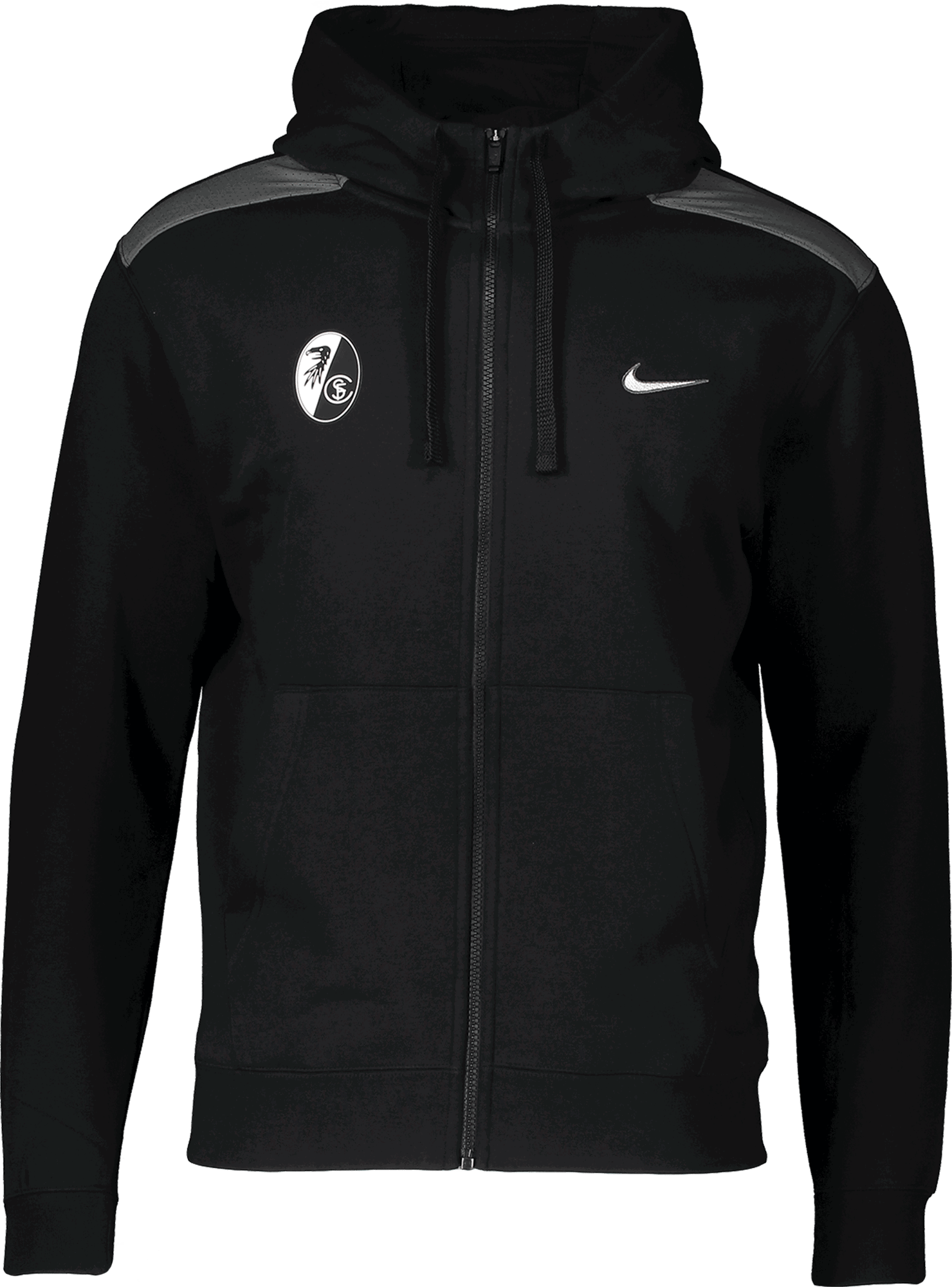 Mikina Nike SC Freiburg NSW Hooded Jacket Čierna | 5scffq8819-nocode, 0
