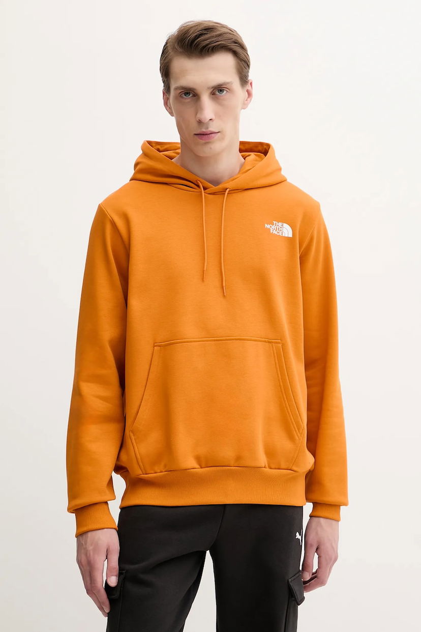 Mikina The North Face Simple Dome Hooded Sweatshirt with Logo Oranžová | NF0A89FCBRO1