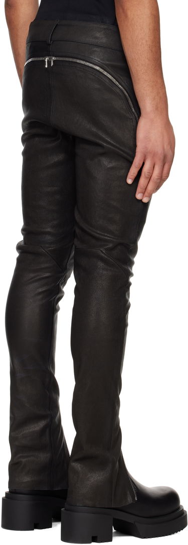 Nohavice Rick Owens Rick Owens Tyrone Bela Leather Pants Čierna | RU01E5394 LSG, 2