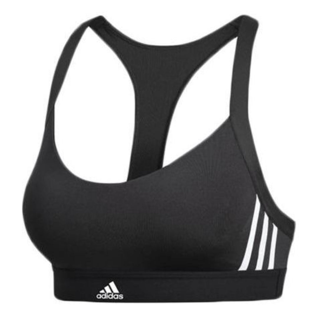 Podprsenka adidas Originals All Me 3-Stripes Sports Bra Čierna | DU1290, 0