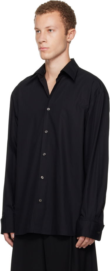 Košeľa Dries Van Noten Dries Van Noten Sequinned Trim Shirt Čierna | 252-020740-2293, 3