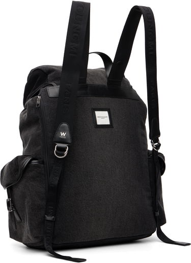 Batoh WOOYOUNGMI Flap Top Denim Backpack Šedá | W253BA01, 2