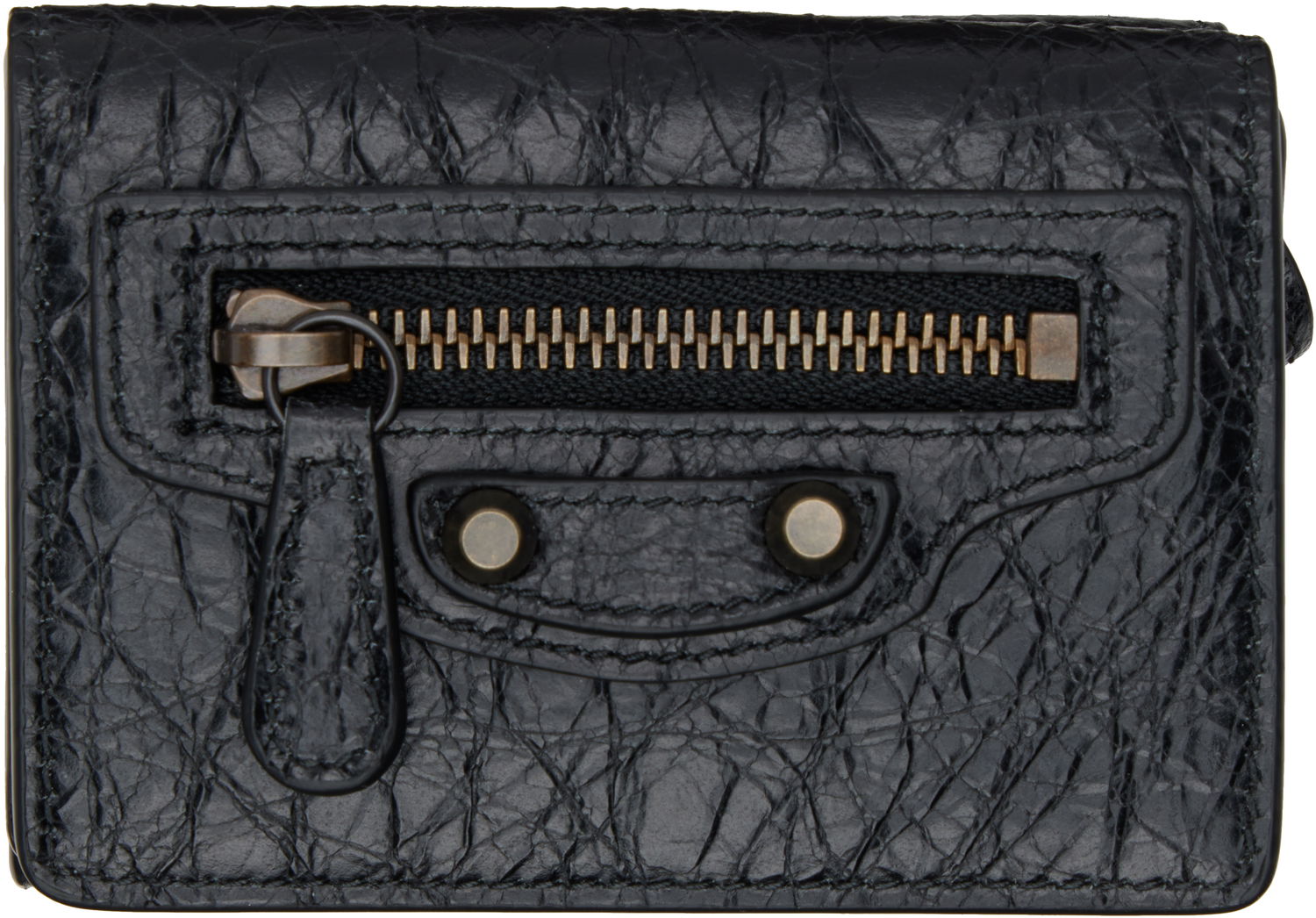 Peňaženka Balenciaga 'Le City' Mini Leather Wallet Čierna | 810669 2ABFY, 0