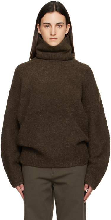 Sveter TOTEME Bouclé Turtleneck Hnedá | 254-WRT0583-YA0216, 0