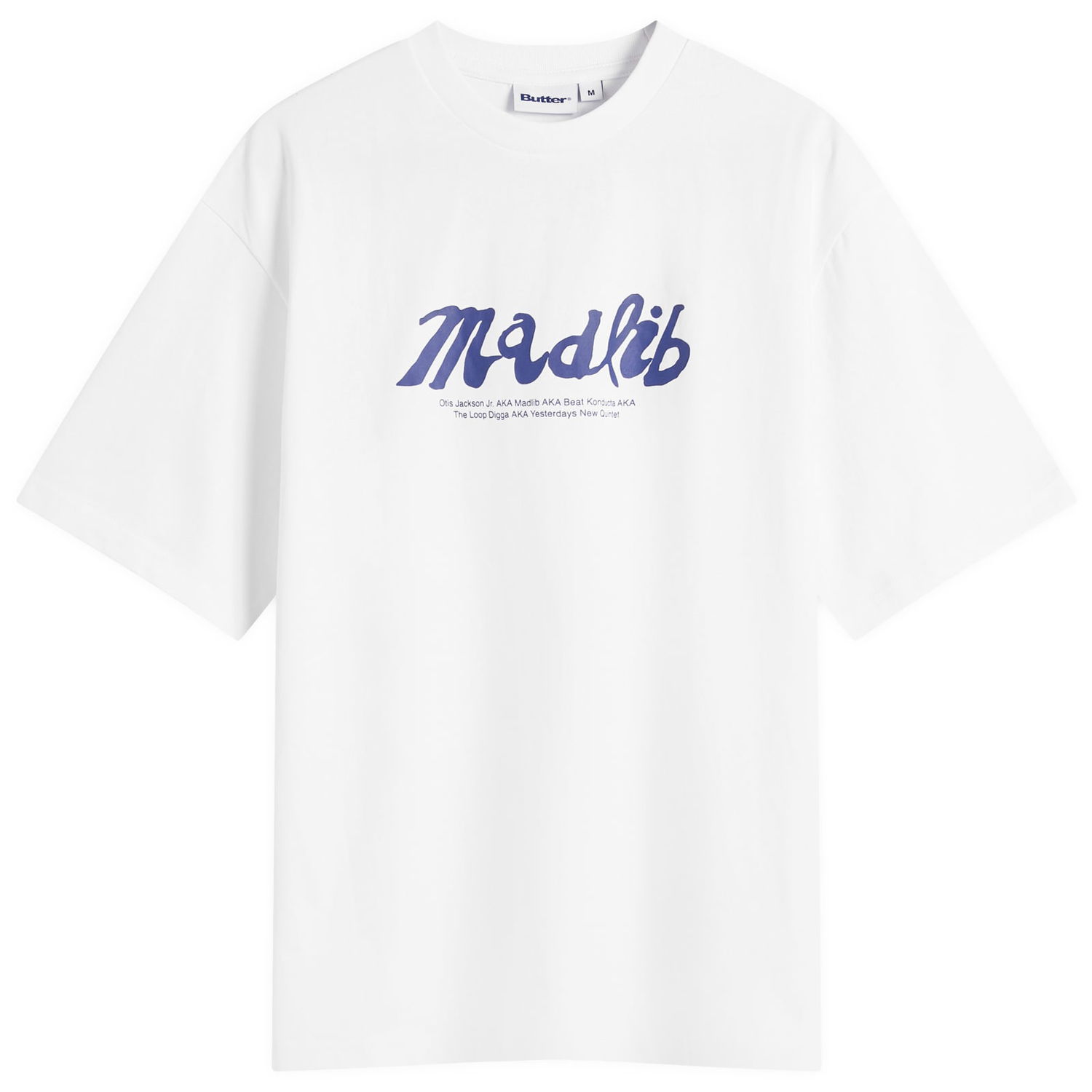 Tričko Butter Goods Madlib Alias T-Shirt Biela | BGMAD103-WHT, 1