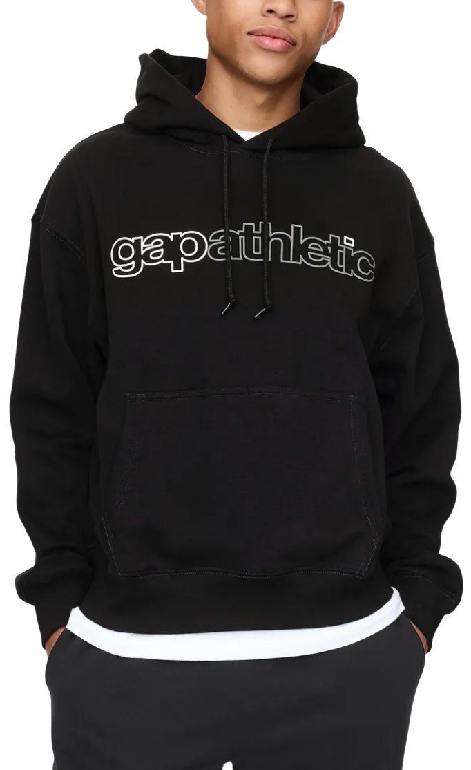Mikina GAP Logo Athletic Hoodie Čierna | 646080-03, 0