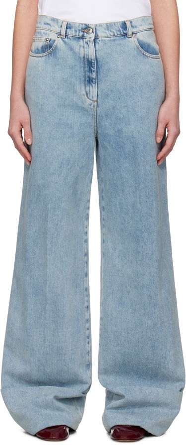 Džínsy LANVIN Lanvin Wide-Leg Jeans Modrá | RW-TR0310-D087-P25, 0