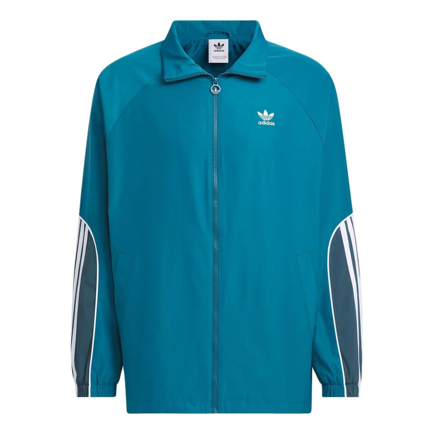 Vetrovka adidas Originals Originals 3-Stripes Coach Jacket Modrá | JE3492, 0