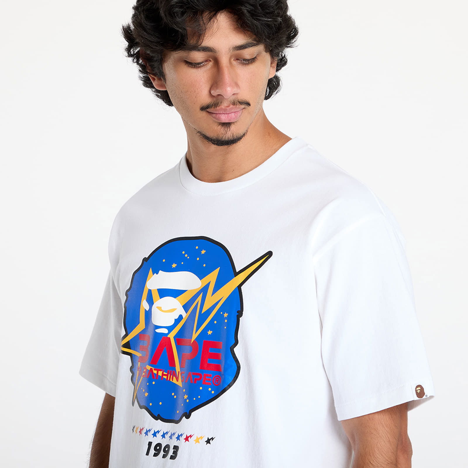 Space Ape Head Tee White