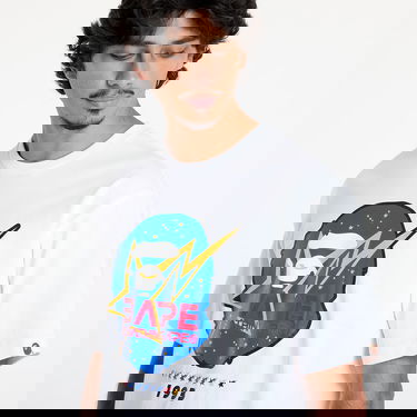 Tričko BAPE Space Ape Head Tee White Biela | 001TEK701016F WHT, 1