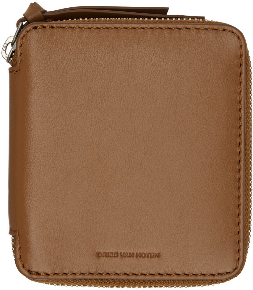Peňaženka Dries Van Noten Tan Zip Wallet Hnedá | 242-022101-199, 0