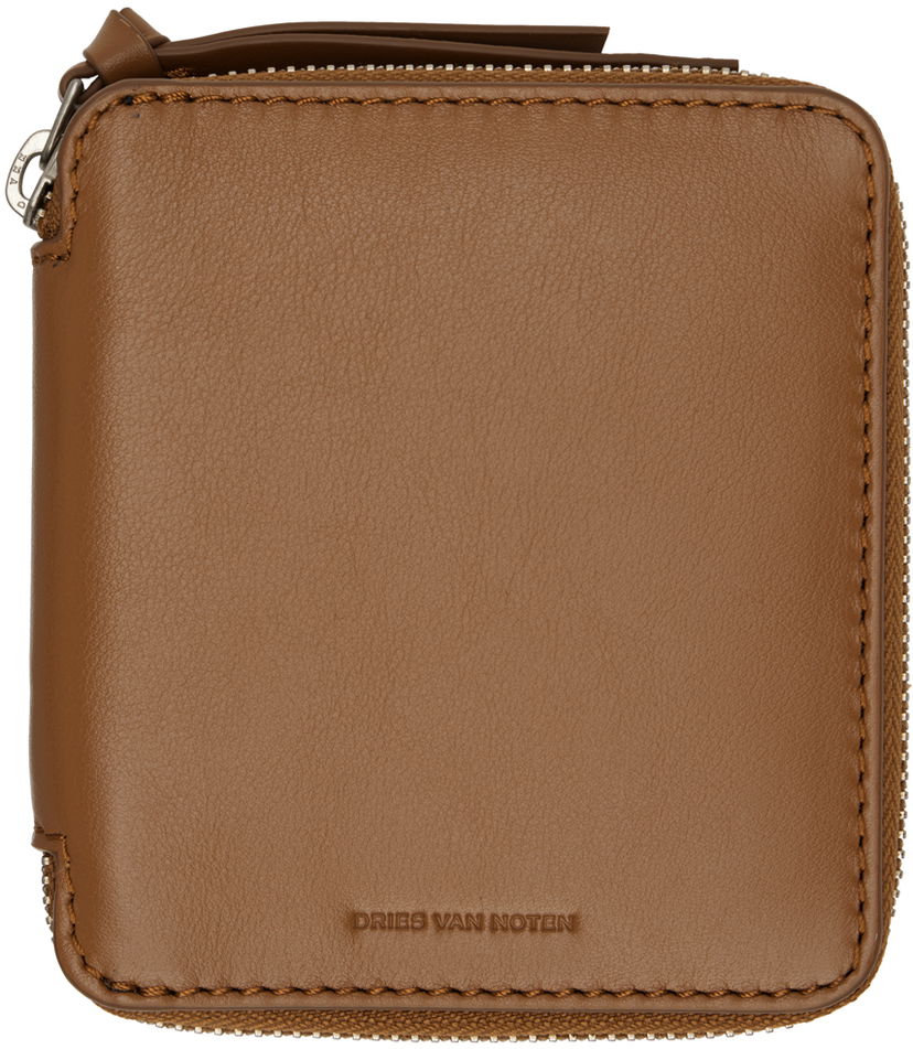 Peňaženka Dries Van Noten Tan Zip Wallet Hnedá | 242-022101-199