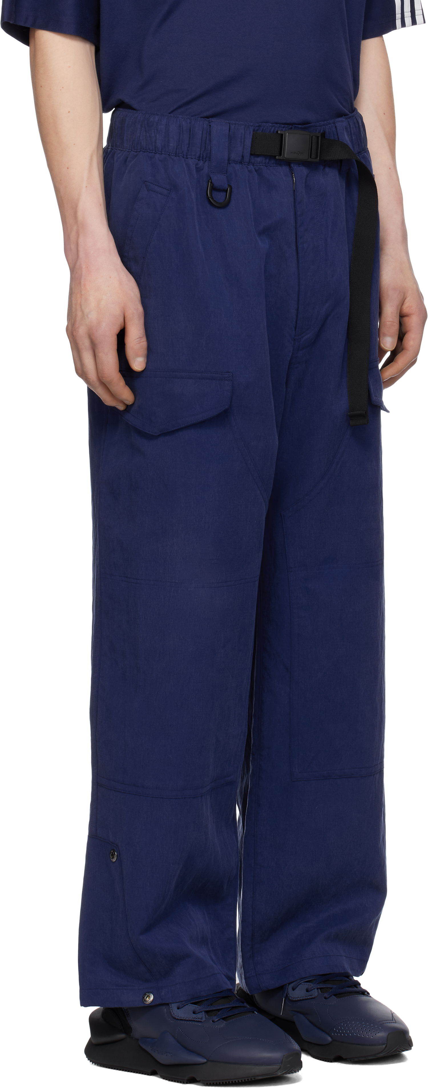Cargo nohavice Y-3 Y-3 Twill Cargo Pants Modrá | JM3210, 1