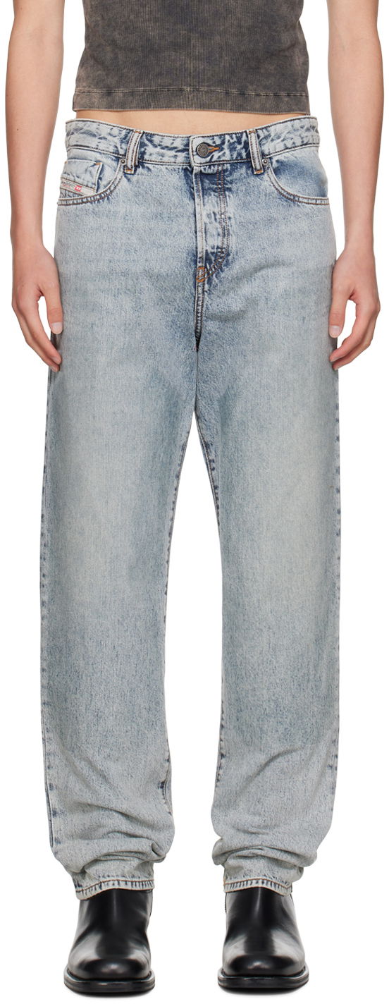 Džínsy Diesel 1955 D-Rekiv 09i60 Relaxed Fit Jeans Modrá | A1334709I6001, 0